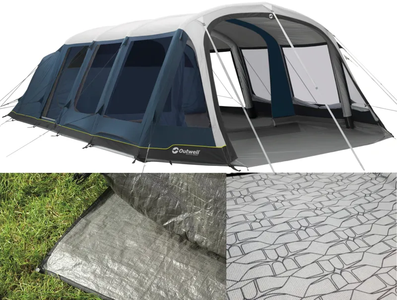 Outwell Wood Lake 7ATC Inflatable Tent Package - DEMO MODEL